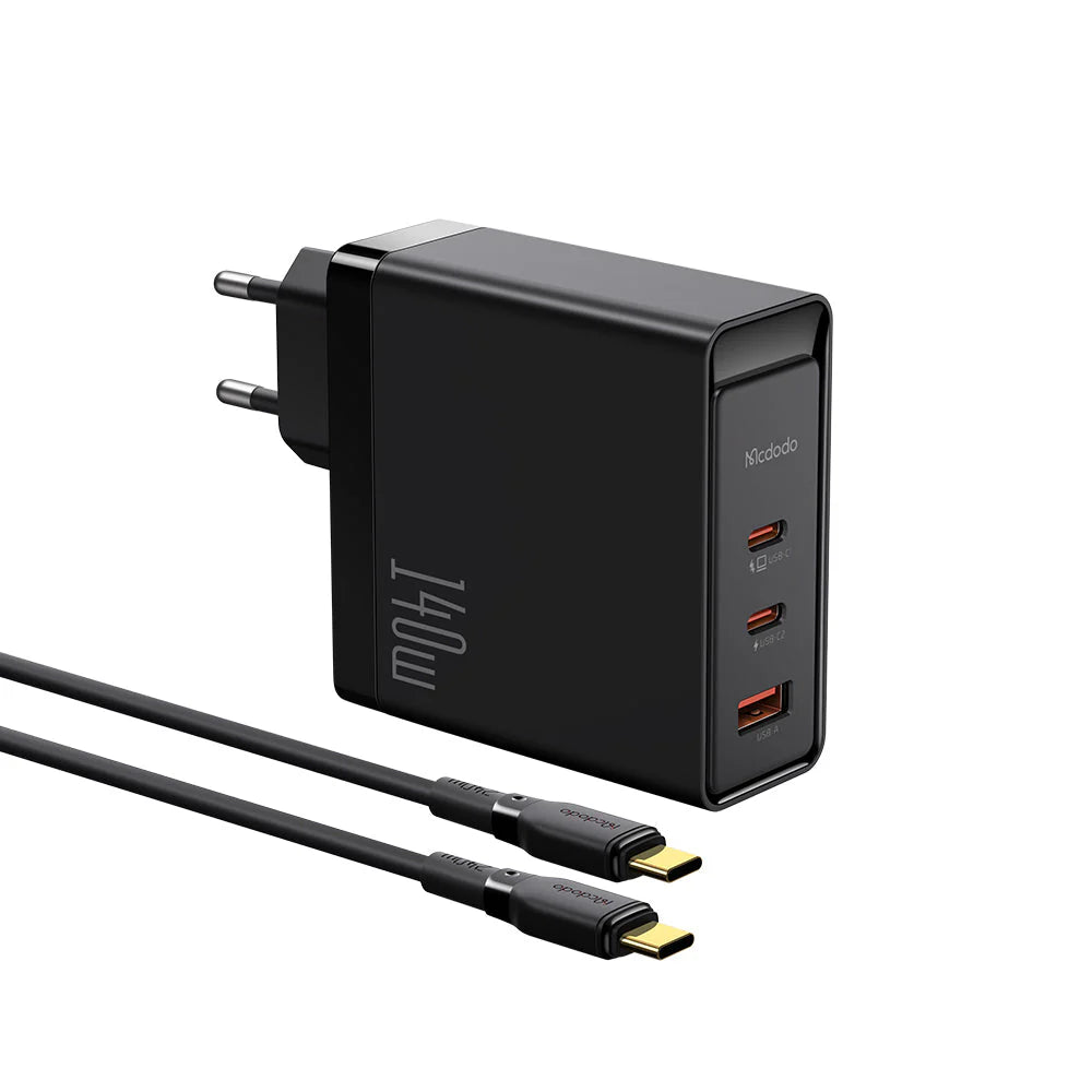 Mcdodo Fast Charger Set Gan5 Pro With Cable Usb-C TO Usb-C 140W