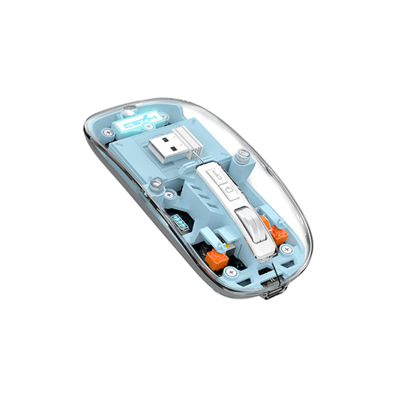 Green Lion Transparent Mouse 2400DPI 400mAh