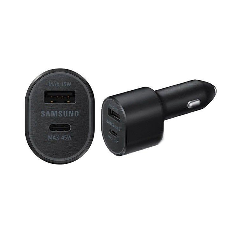 SAMSUNG CAR CHARGER SUPER FAST CHARGING 2.0 DUAL PORT (45W & 15W)