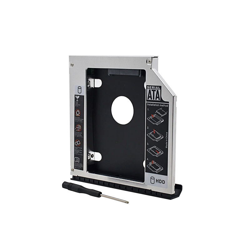 12.7MM FAT SATA Second HDD SSD Hard Drive