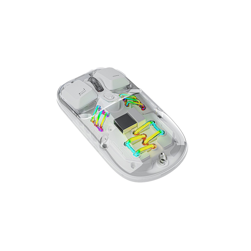 Porodo Transparent Mouse 2.4G and Bluetooth Dual Mode