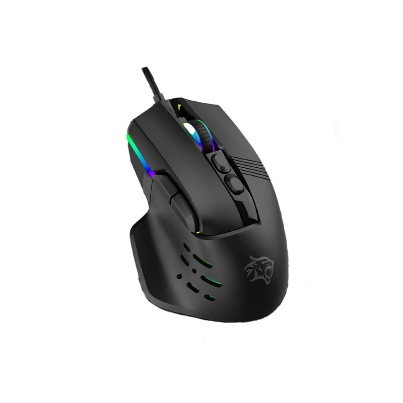 Porodo Gaming 9D Wired Mouse DPI 12800 with 13 Modes RGB Light