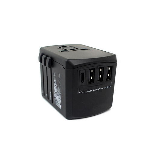 Nyork HA698 Universal Travel Adapter With 3 USB 1 Type C Charging Ports