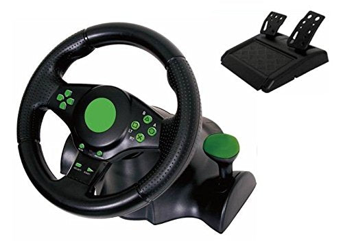 VIBRATION STEERING WHEEL H306 FOR XBOX360-PS3-PS2-PC USB