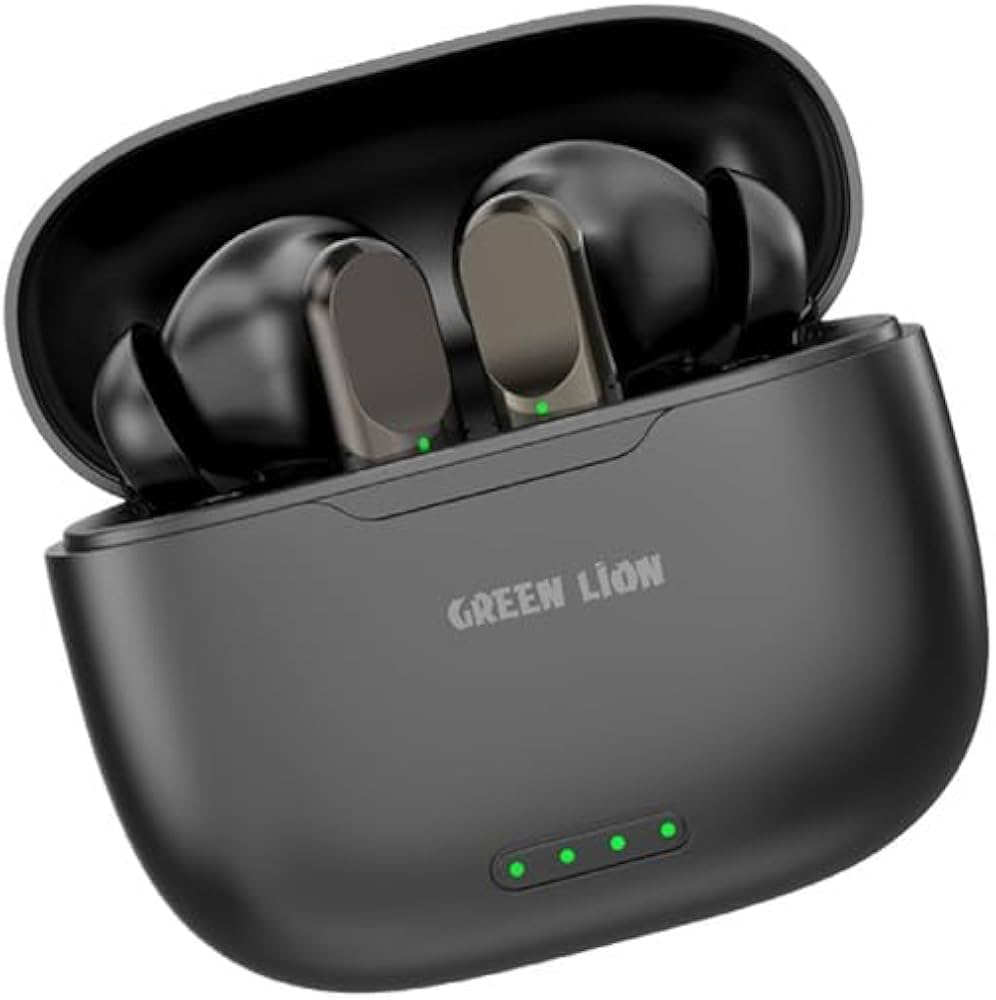 Green Lion Panama Wireless Earbuds - Black