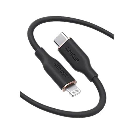 Anker Super Strong Surprisingly Soft PowerLine III Flow USB-C to Lightning Connector 3ft