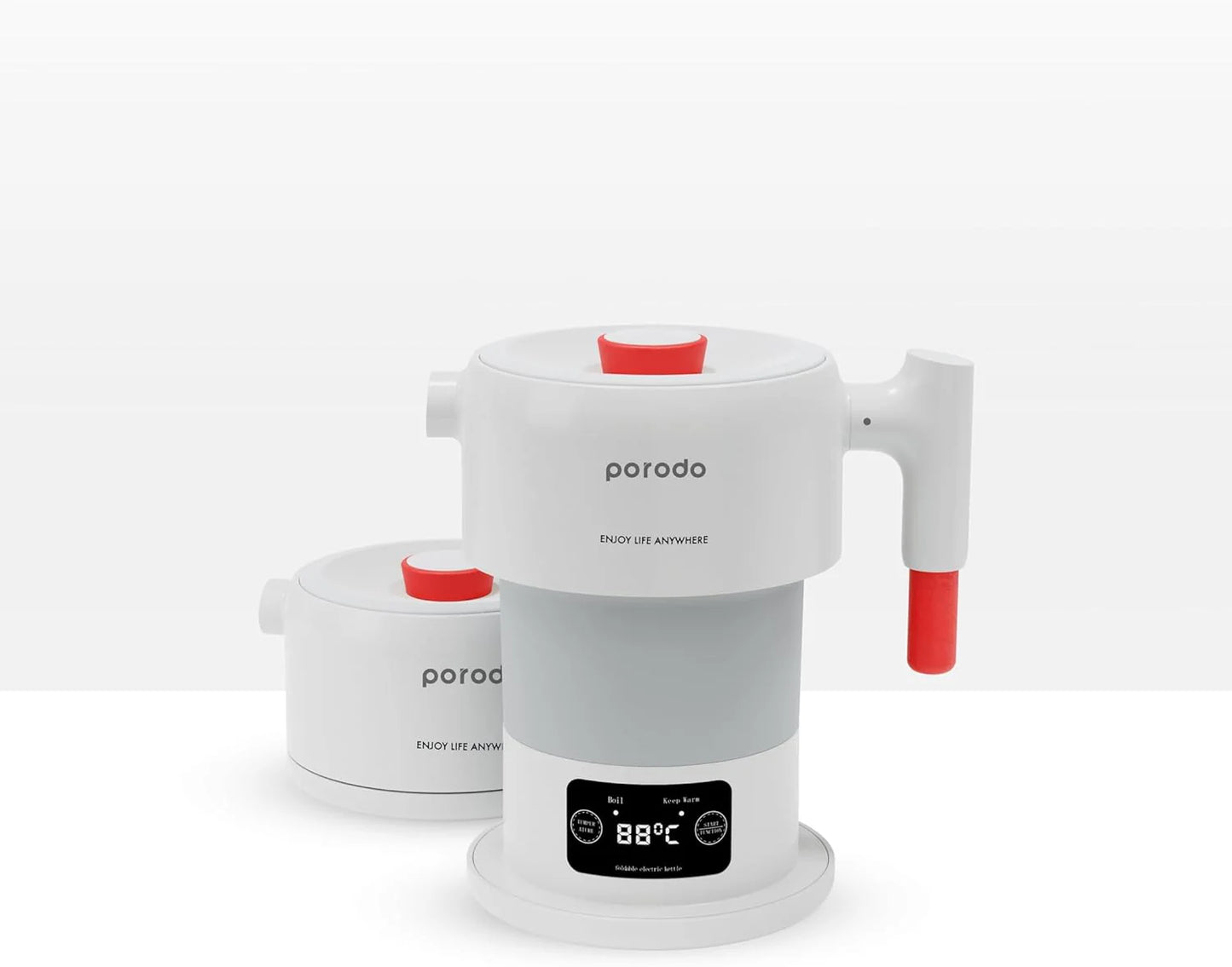 Porodo Portable Folding Electric Kettle 600ml