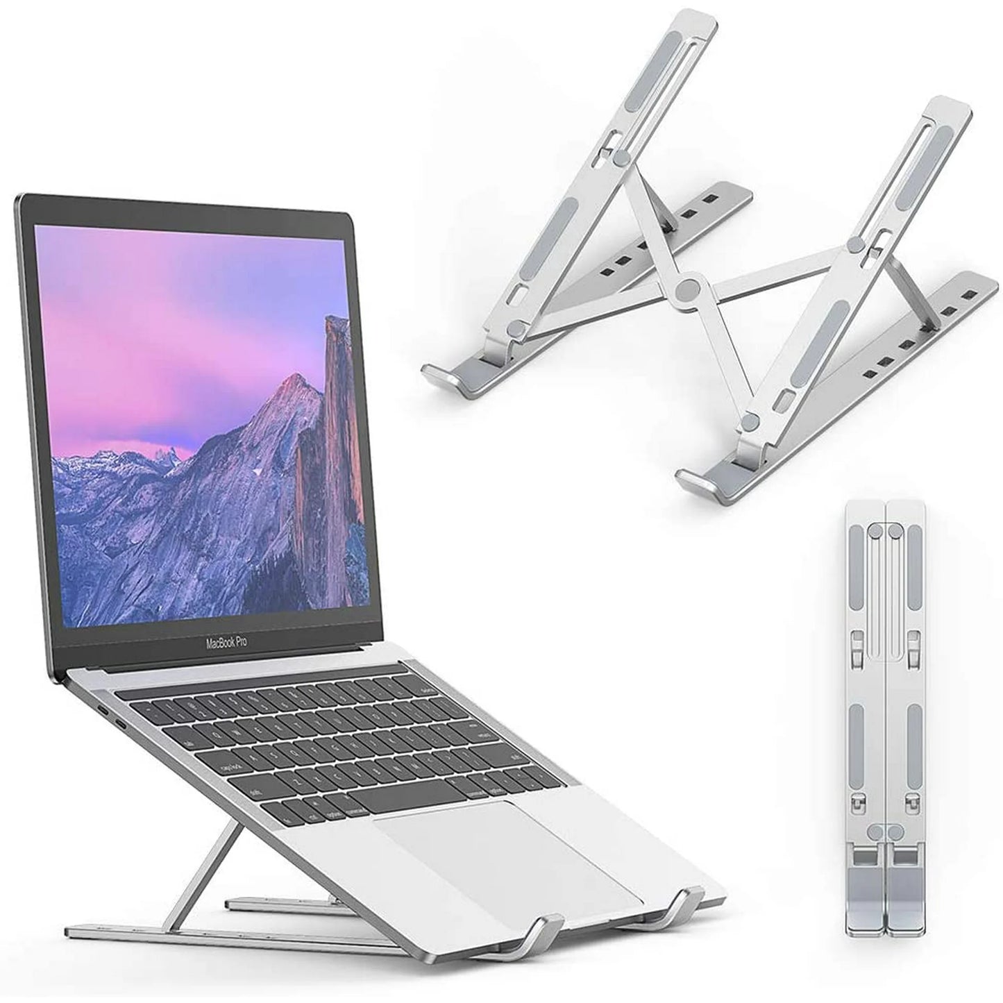 WIWU LOHAS LAPTOP STAND ERGONOMIC DECIGN ALMINUM FRAME 5 ANGLE ADJUSTMENT