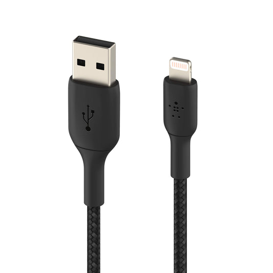 belkin Boost Charge Lightning to USB-A Cable Durable Braided Material 3m