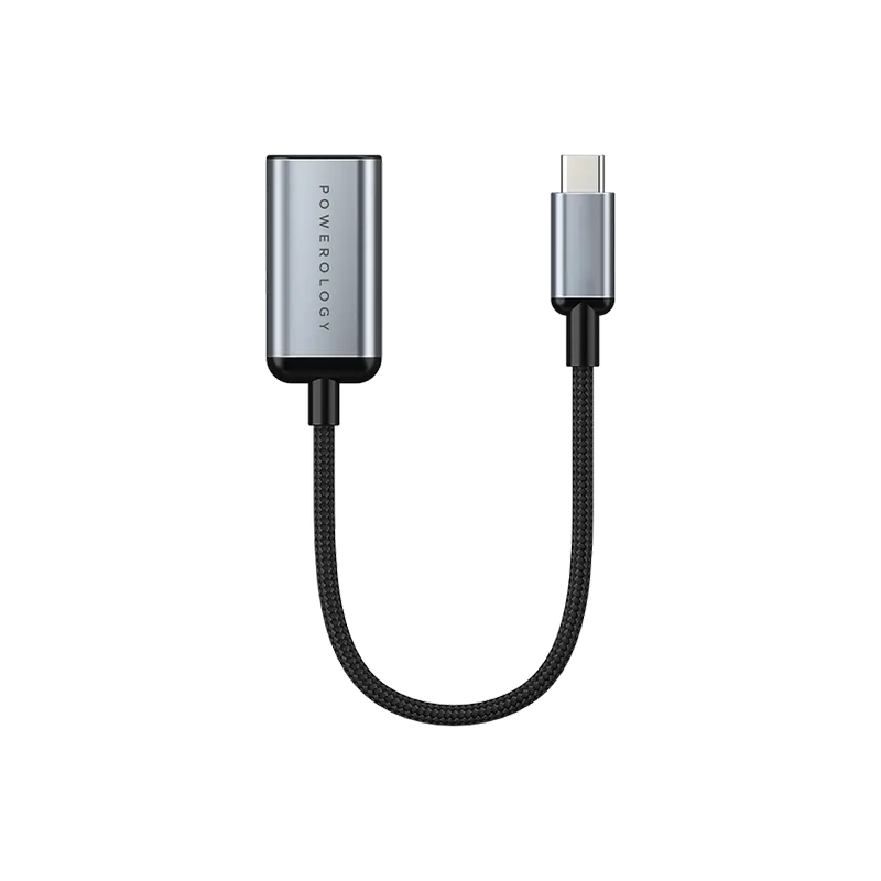 POWEROLOGY Braided Type-C to HDMI Cable