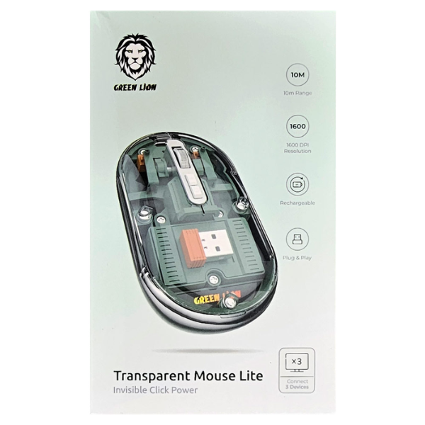 Green Lion Transparent Mouse Lite