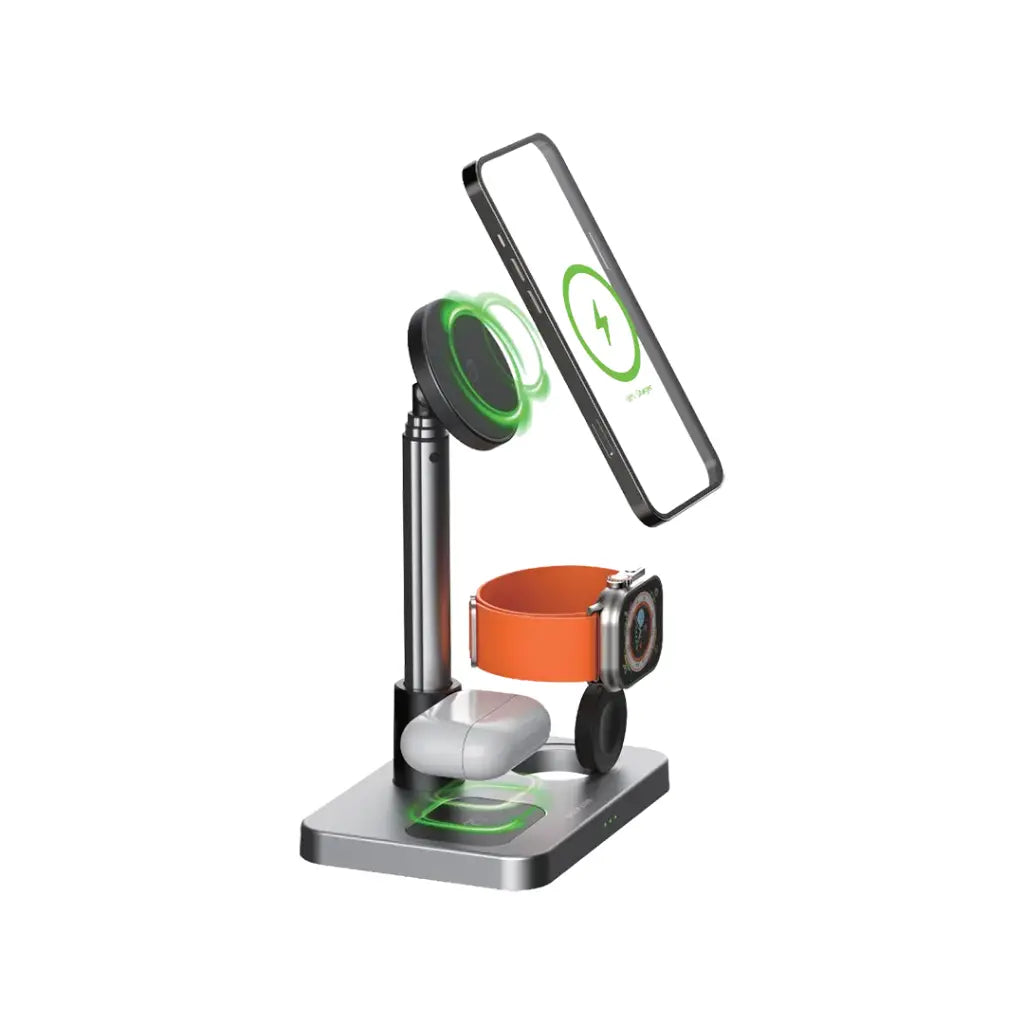 Green Lion 3in1 Telescopic Wireless Charger 3-Level