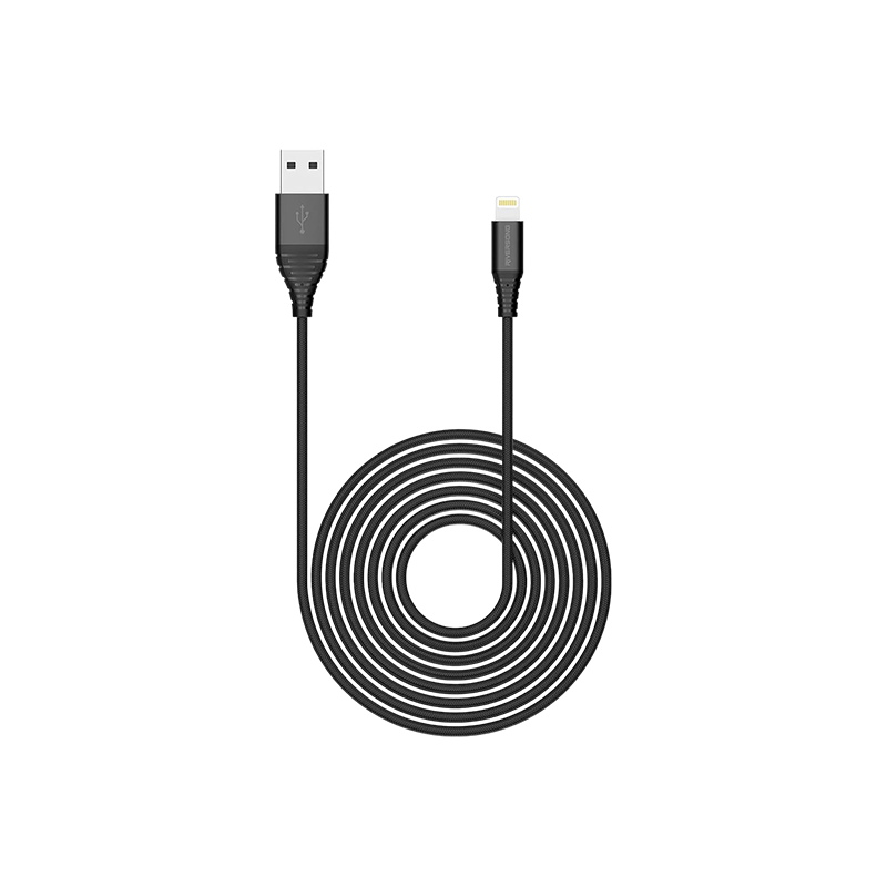 RIVERSONG (ALPHAS03) NYLON BRAIDED LIGHTNING CABLE (0.98ft-1m)