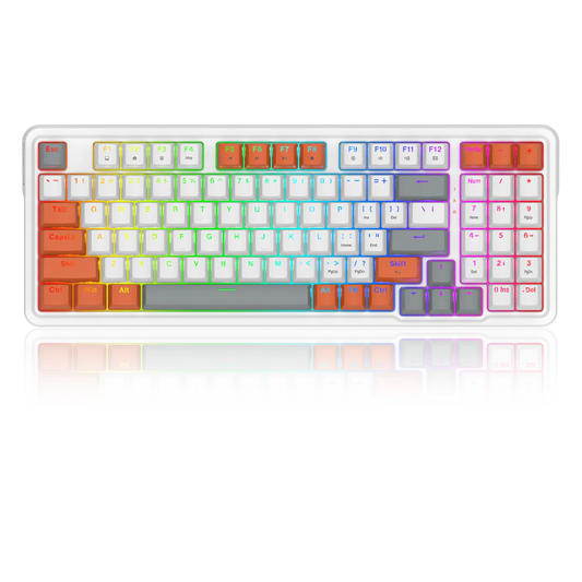 Redragon Gloria 94 Keys Wired Hot Swappable Gasket Mechanical Keyboard RGB (664WOG)