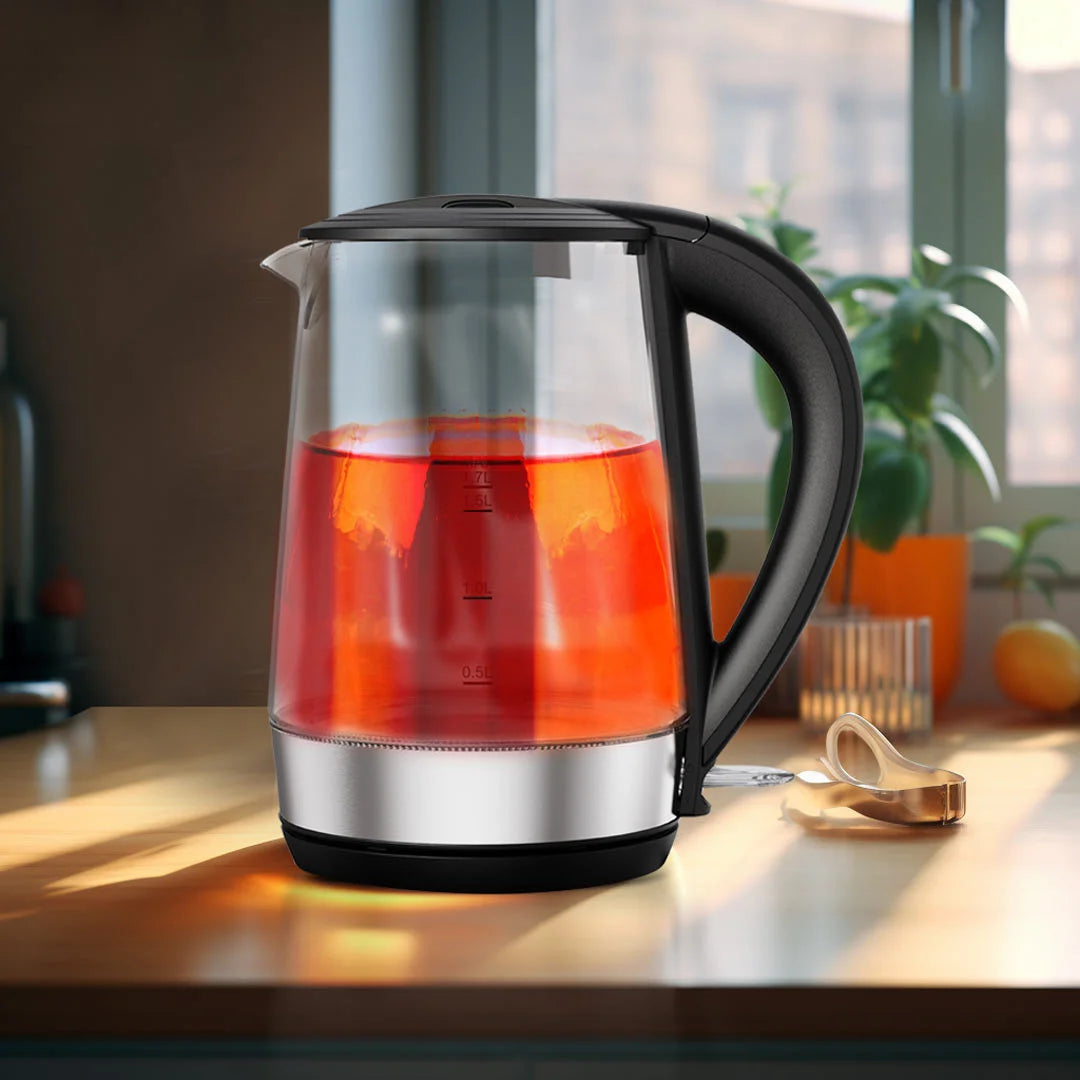 lepresso 360 transparent quick-boil glass kettle