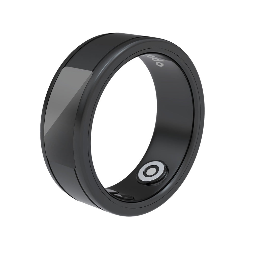 Porodo Phone Touch Control Smart Ring-Health Tracker Size-11 (Black)