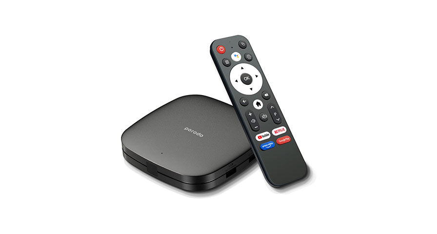 Porodo Android TV Box Video Streaming Unlimited Stareming