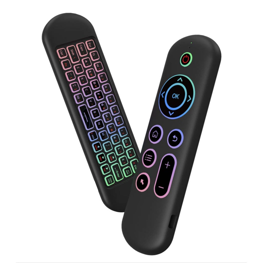 Porodo Air Mouse Remote Mini Keyboard RGB