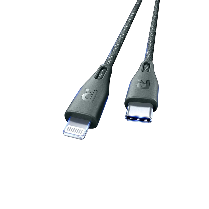 RAVPOWER USB-C CABLE WITH LIGHTNING 0.3m