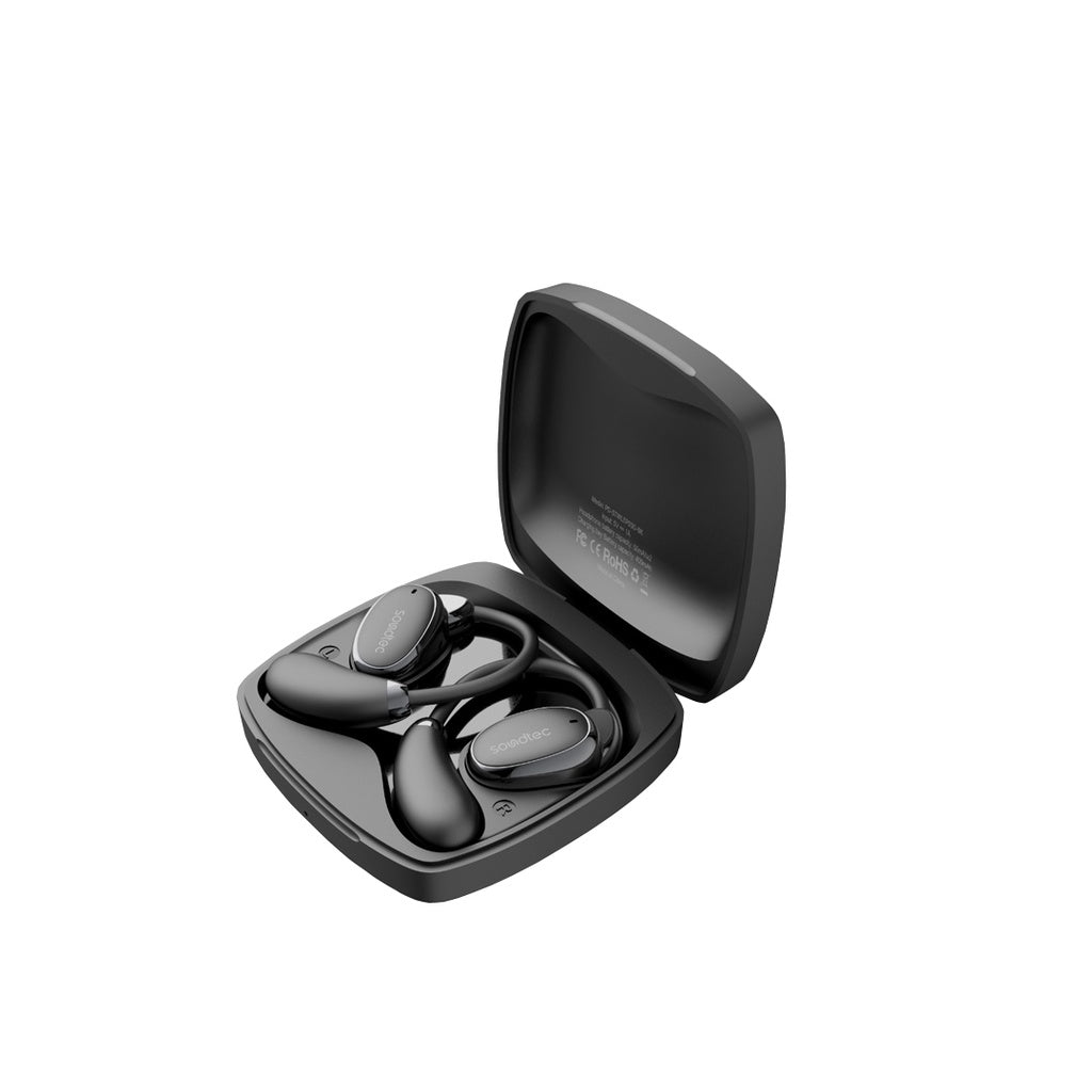 Porodo Aero Tune Open Wireless Earbuds - Black