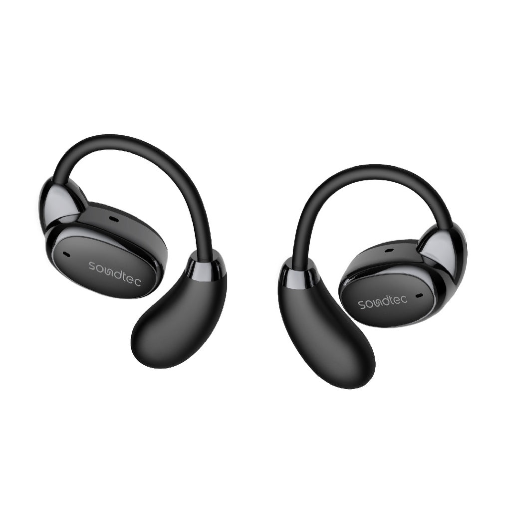 Porodo Aero Tune Open Wireless Earbuds - Black