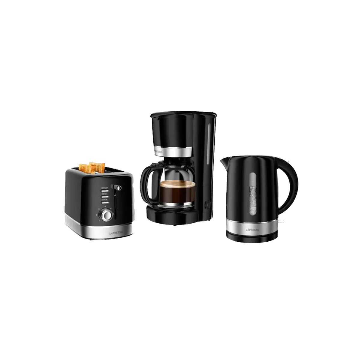 Lepressso Breakfast Trio Toaster/Drip Coffee/ Kettle - LP009