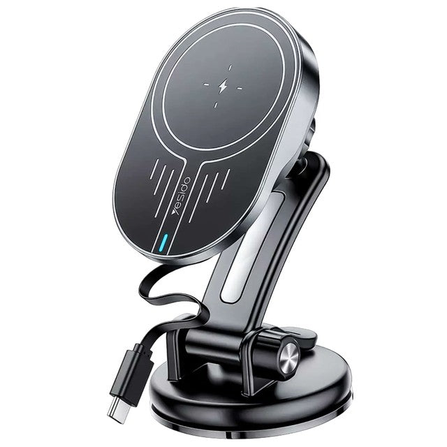 YESIDO C313 Car Phone Mount Magnetic Wireless Charger