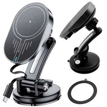 YESIDO C313 Car Phone Mount Magnetic Wireless Charger