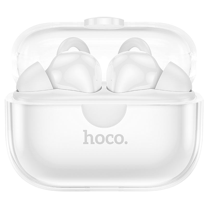 Hoco Dual MIc IN Stylish Clear Case EW22 - White