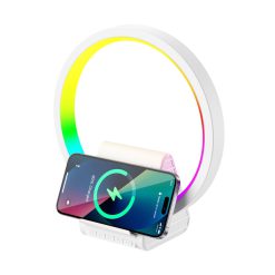 WIWU WIRELESS CHARGING SPEAKER LED WIRELESS RECHARGEBLE SPEAKER MULTIFUNCTIONAL DESK LAMP